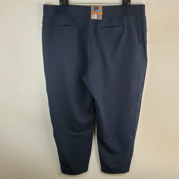 32 Degrees Ankle Pants Women's XXL Stretch Pull-On Hero Navy Elastic Waist New - Picture 2 of 12